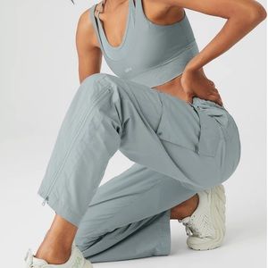 Sold out ALO YOGA international city pants in cosmic grey